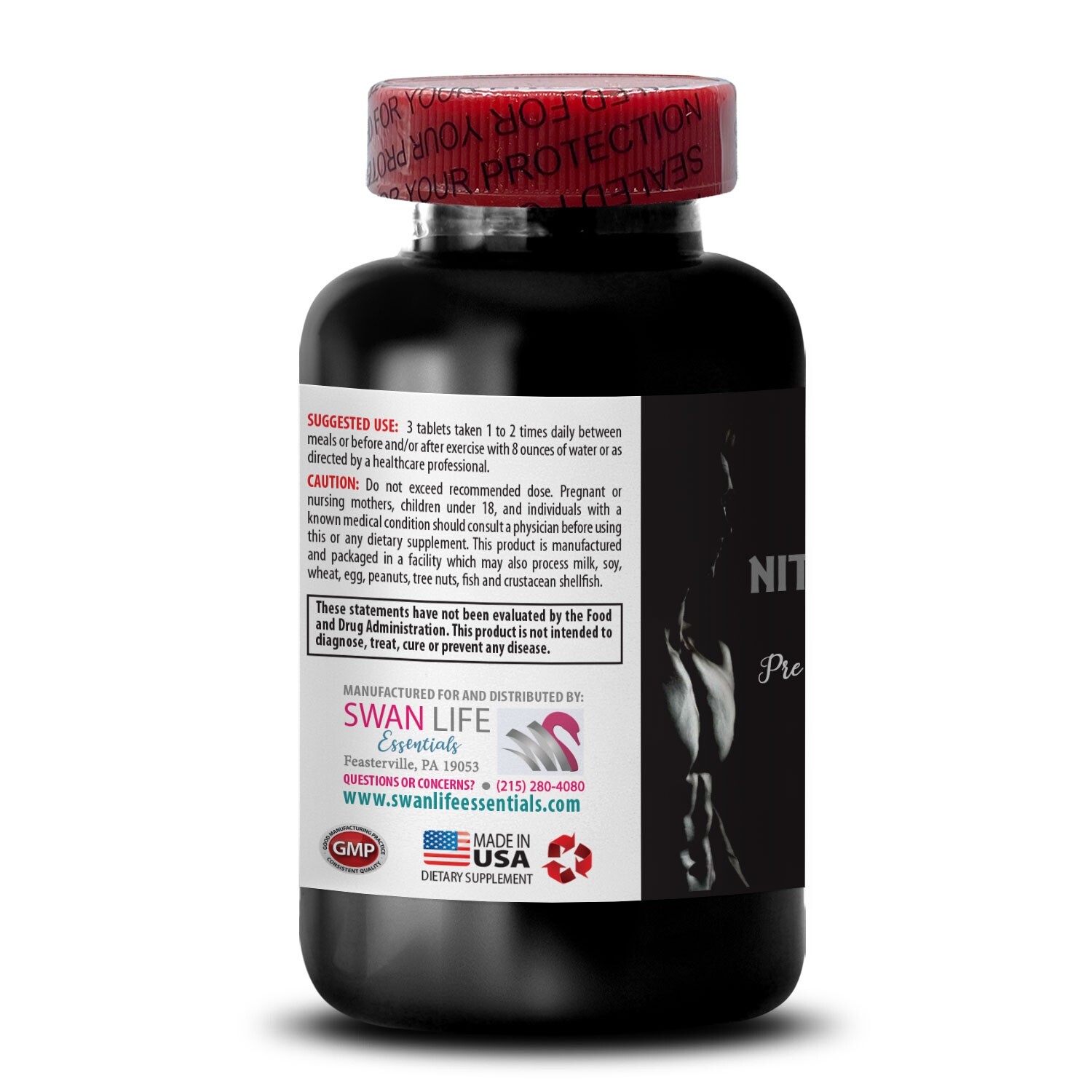 Nitric Drive - NITRIC OXIDE BOOSTER - Stamina Charge 2 Bottles 120 Tablets