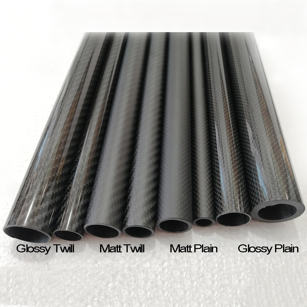 3K Carbon Fiber Tube 50mm 55mm 60mm 64mm 80mm 84mm 90mm 94mm 100mm 104mmx L500mm