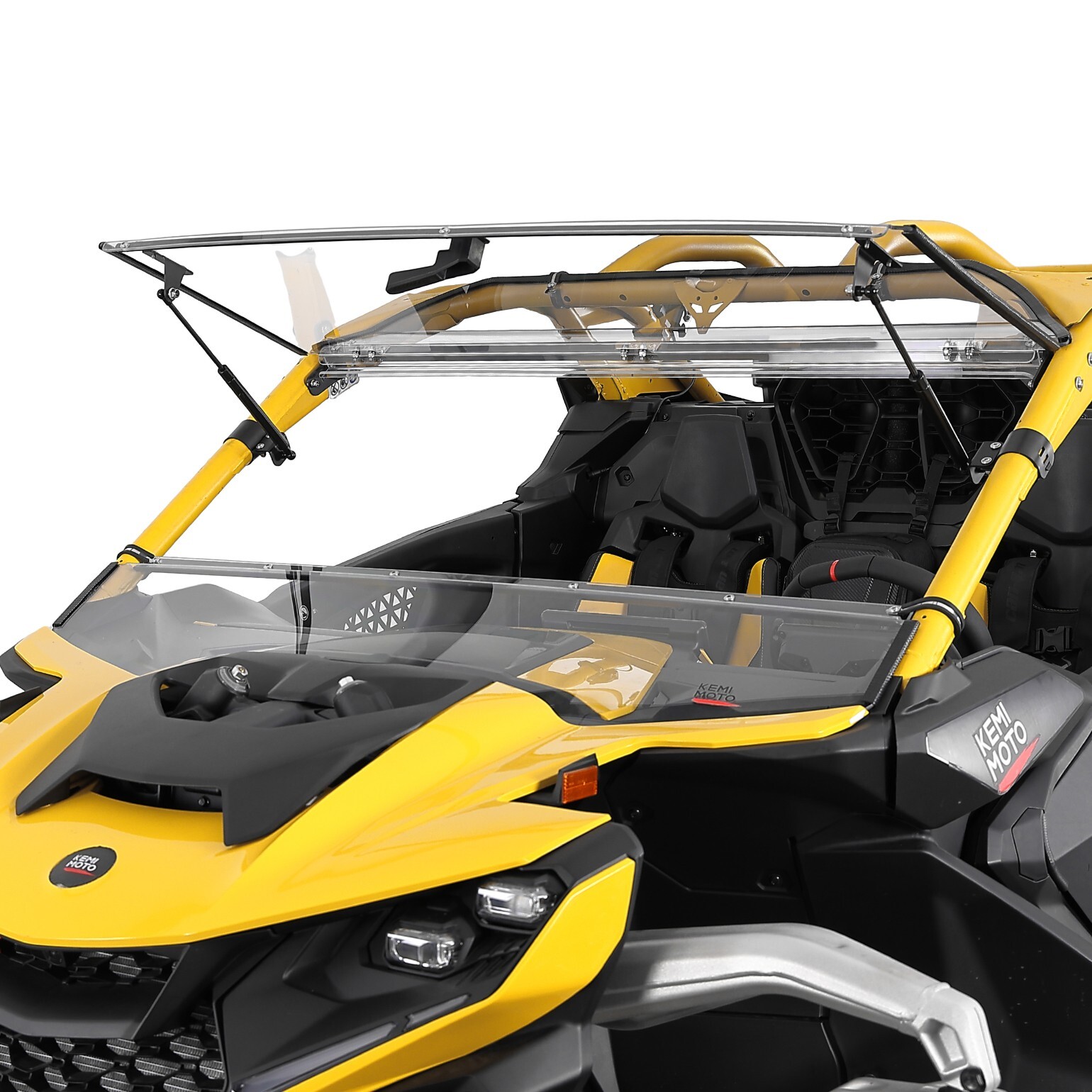 UTV Flip Windshield Scratch Resistant for Can Am Maverick R / Max 2024-2025