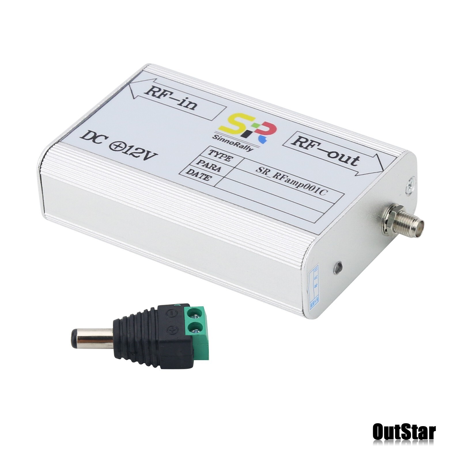 RF Amplifier 9KHz-6GHz 30dB EMC EMI Low Noise RF Preamp SinnoRally RFamp001C