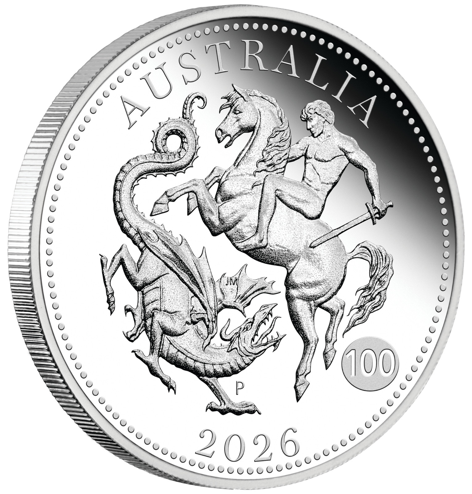 2026 AUSTRALIA SOVEREIGN .9999 Silver Proof Coin 1/4oz SILVER 25c COIN QEII 100