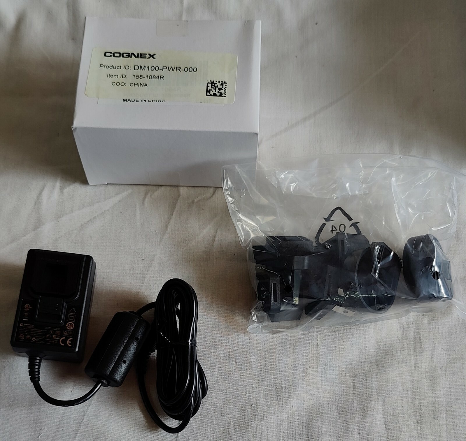 Cognex DM100-PWR-000 Power Supply Adapter P/n: 158-1084R (2 PCS)