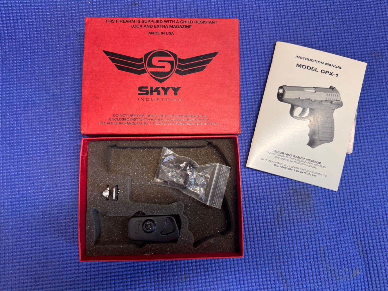 SKKY CPX-1 factory box with manual