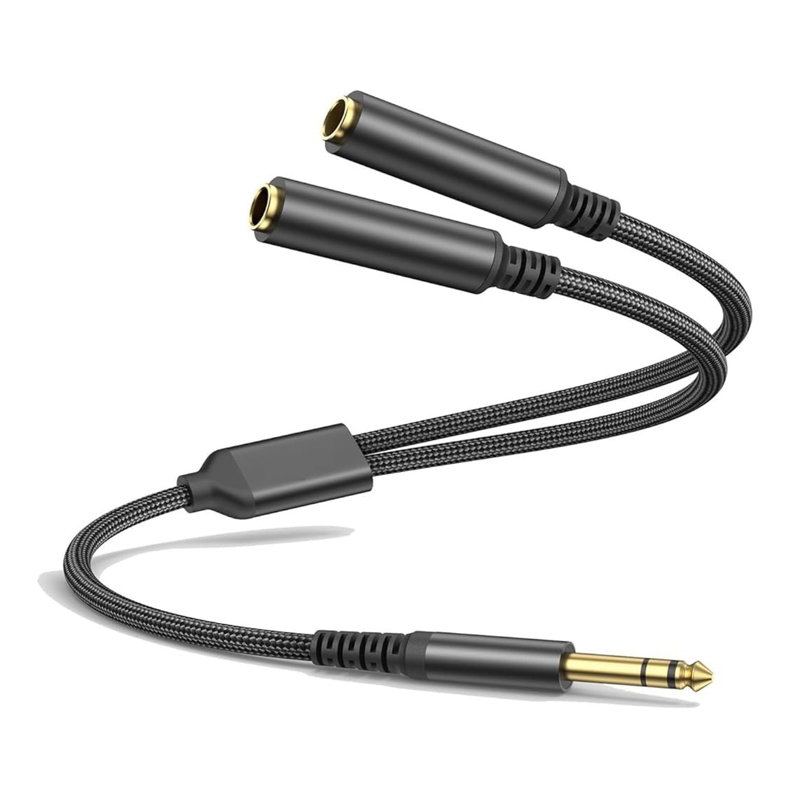 1/4 TRS Stereo Audio Cable for Guitar or Mixer with Jack Output, 1 FT, 1 Pack...