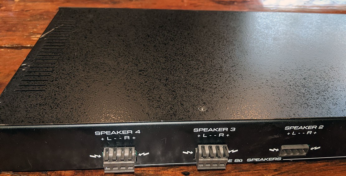 Sonance SS4VC 4-Zone Stereo Speaker Selector With Separate Volume Controls