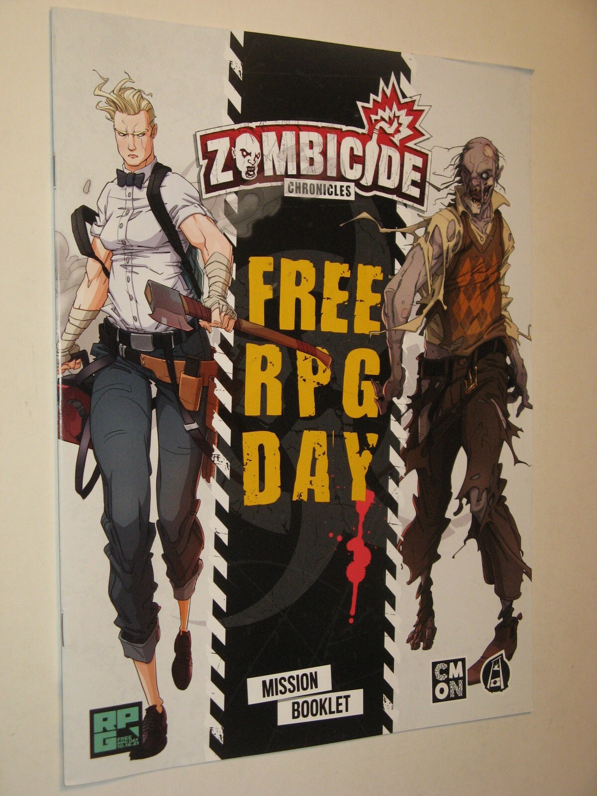 Zombicide Chronicles Mission Booklet NEW Free RPG Day 2021 CMON