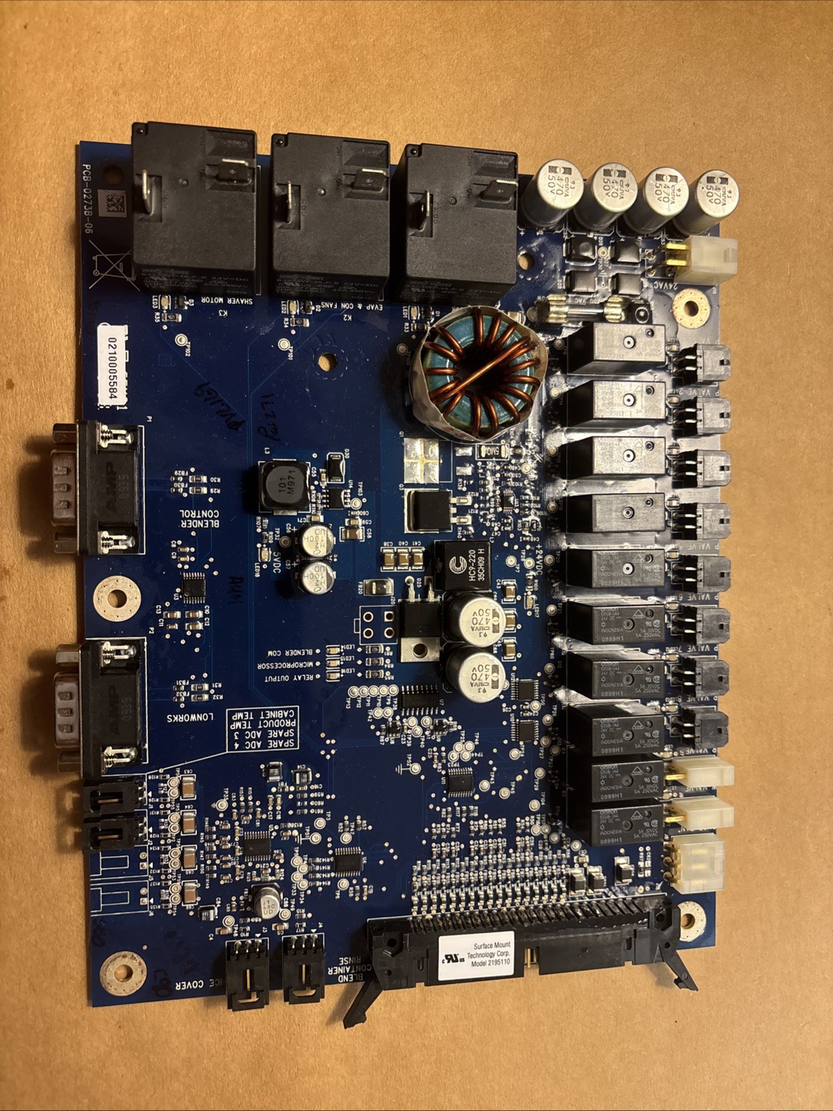 Multiplex 2195110 Smoothie Machine Control Circuit Board