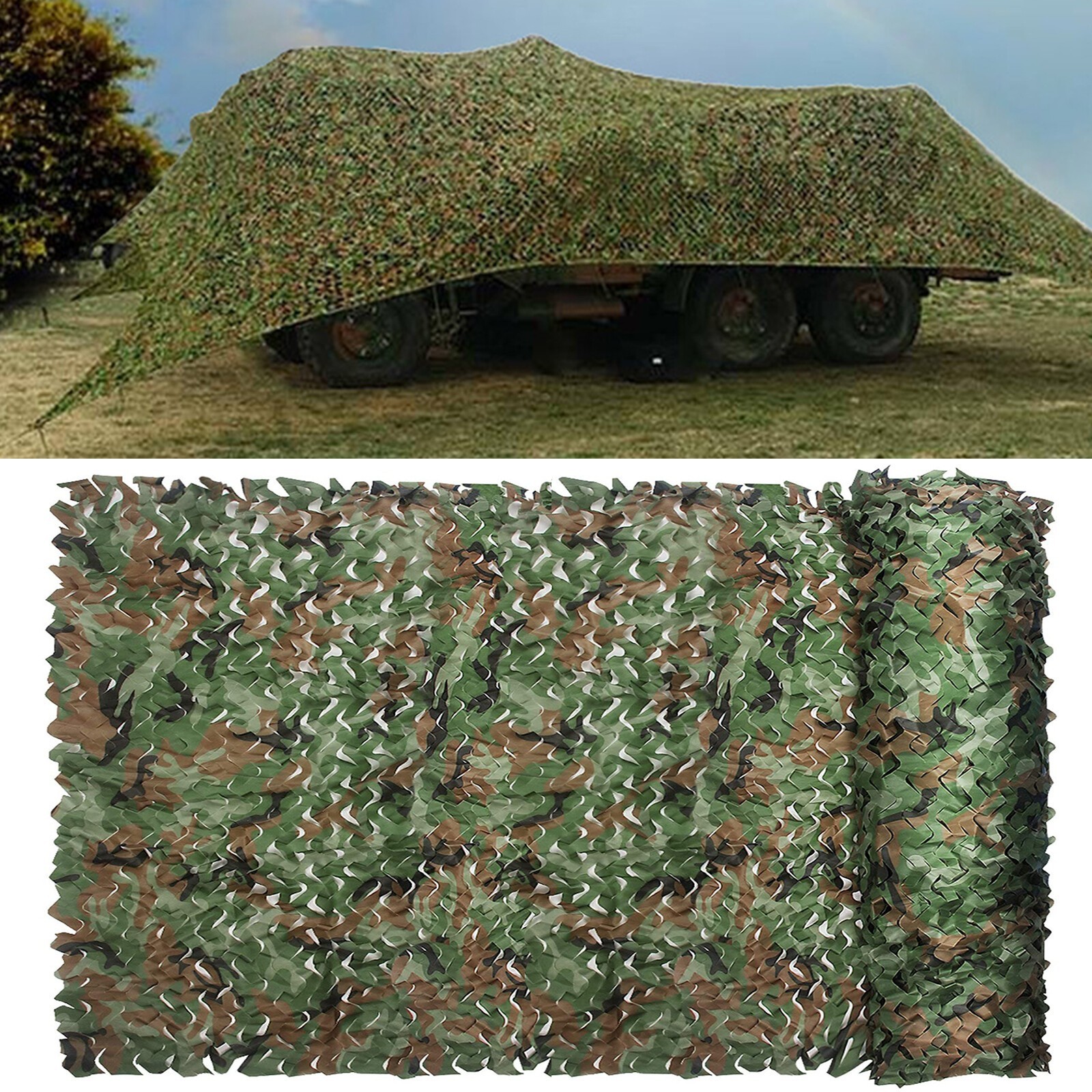13x20Ft Hunting Camo Netting Military Grade Camouflage Sunshade Mesh Car Cover
