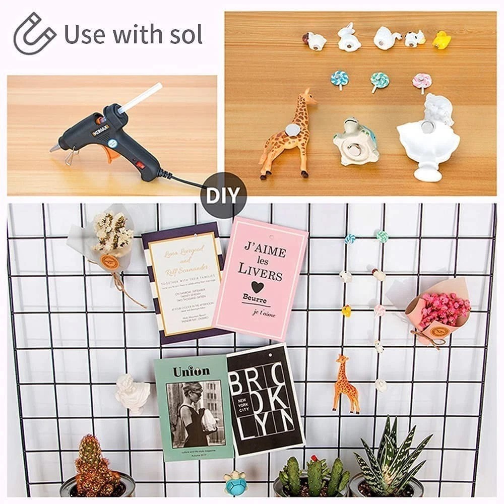 Small Decorative Magnets - Craft & Fridge 100pc