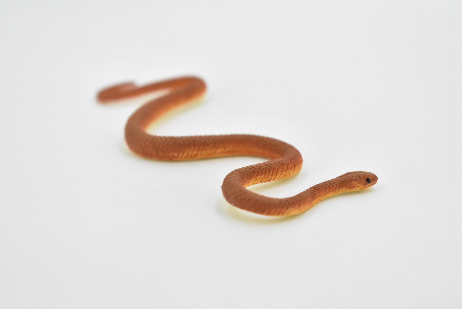 Snake, Taipan Inland Western, Rubber Reptile, Realistic Model Toy, 4" F1760 B42