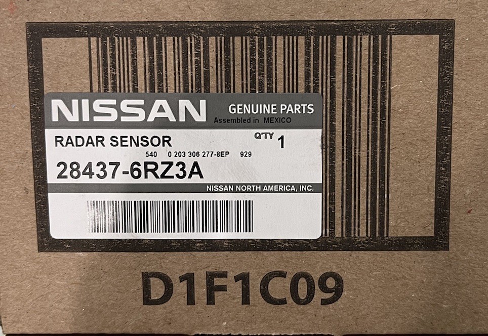 New OEM 24 25 Nissan Rogue Front Distance Radar Sensor # 28437-6RZ3A