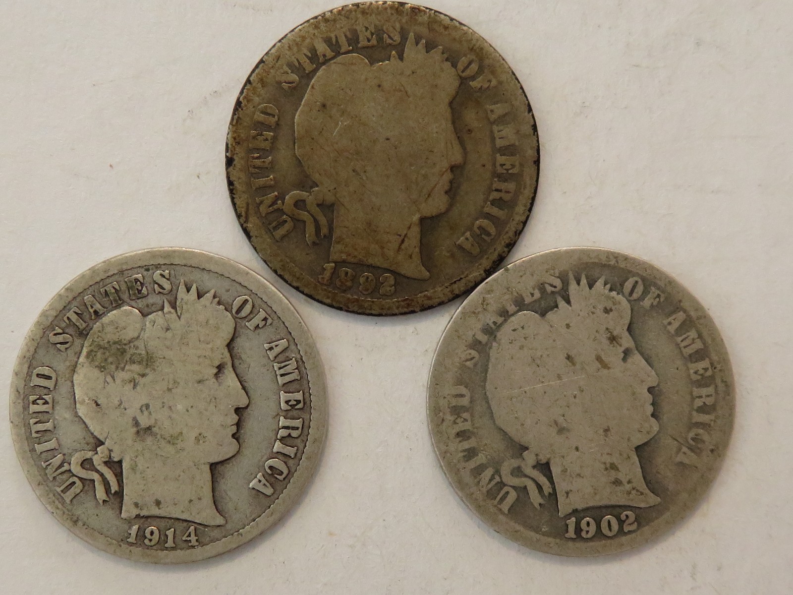 3 Decades of Barber Dimes