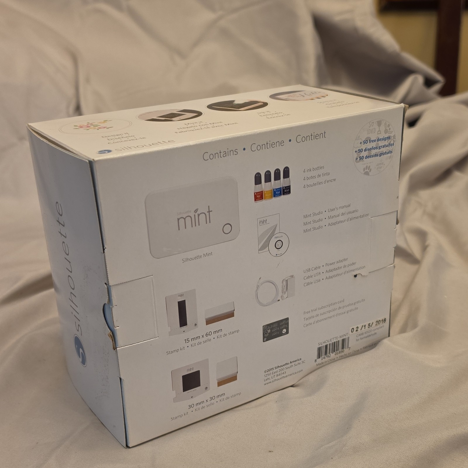 Silhouette Mint Custom Stamp Maker Machine Kit with Accessories