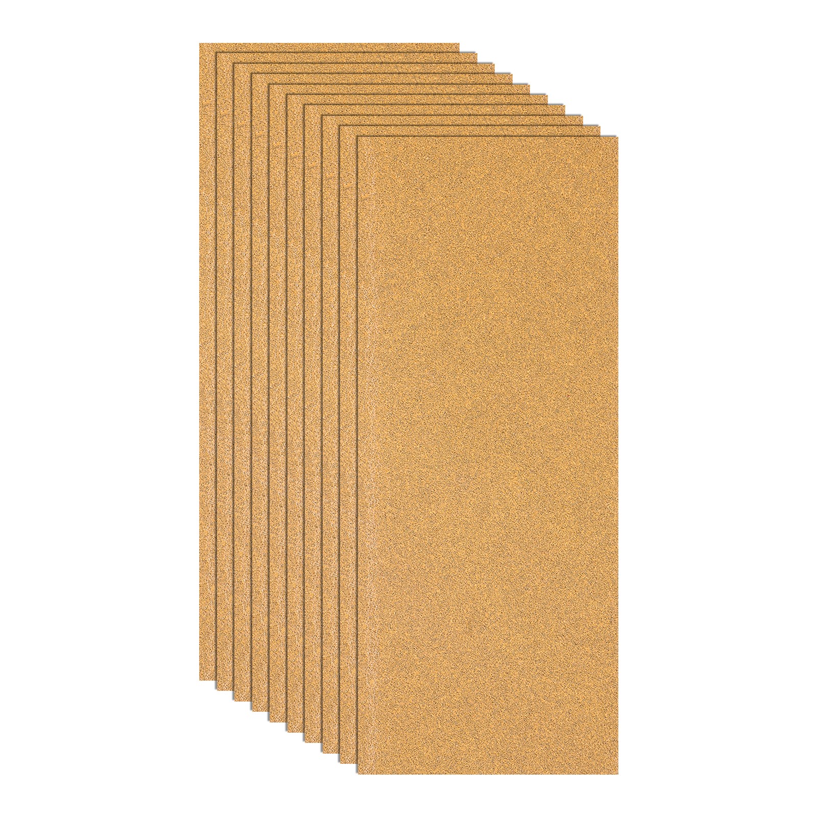 10 Pack 4.5" x 11" Sandpaper, 60 Grit Sand Papers for Wood Furniture Floor