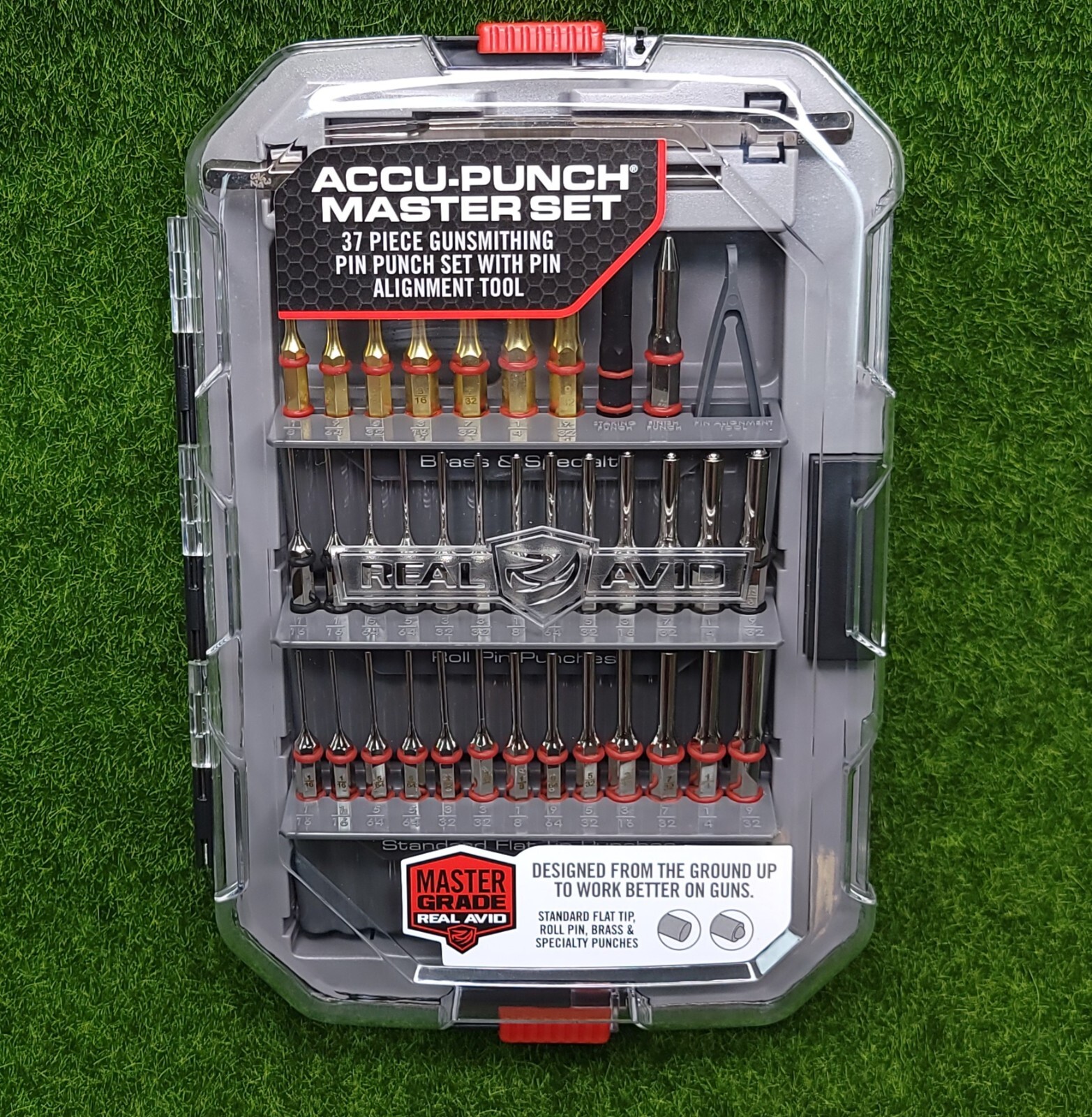 Real Avid Accu-Punch 37-Piece Master Set, Universal Punch Kit w/Case #AVMAPS