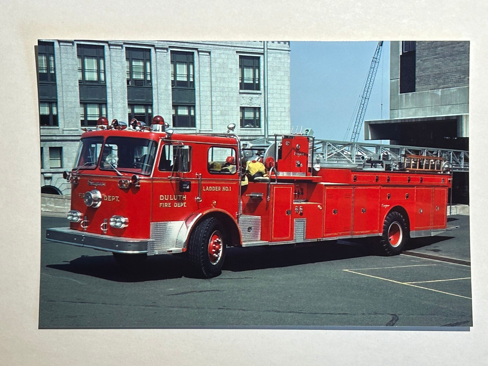 Duluth MN 1972 Seagrave Aerial Fire Apparatus Photo A43