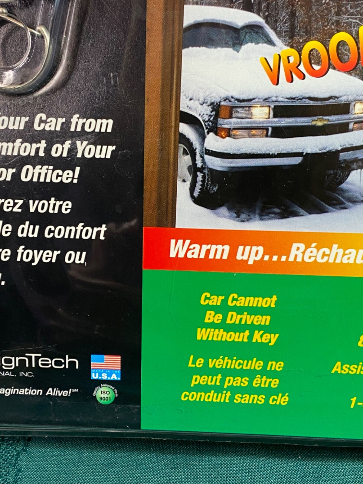 DesignTech Remote Control Car Starter Auto Command NEW Unopened Model #28921
