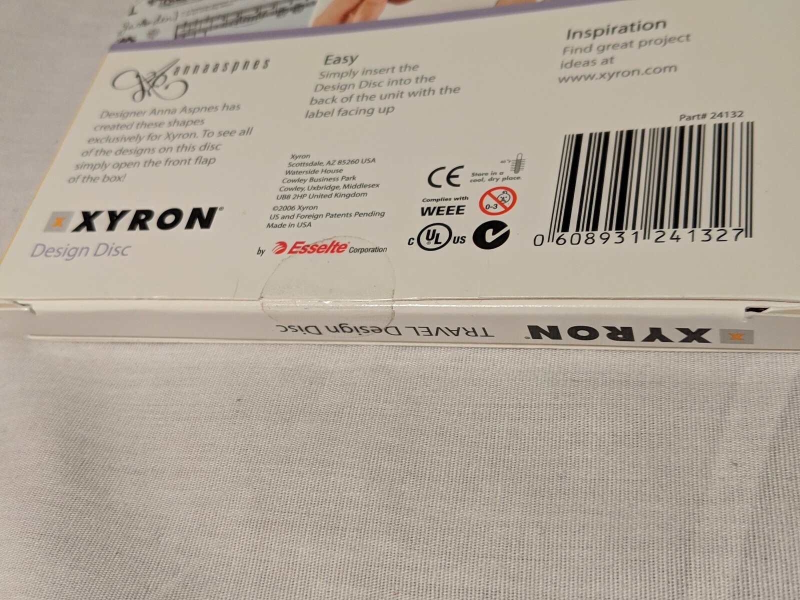 XYRON TRAVEL DESIGN DISC FOR XYRON DESIGN RUNNER