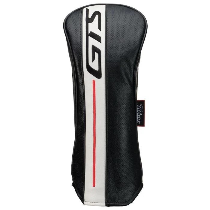 New 2026 Titleist GTS Black/White/Red Leather Hybrid Headcover