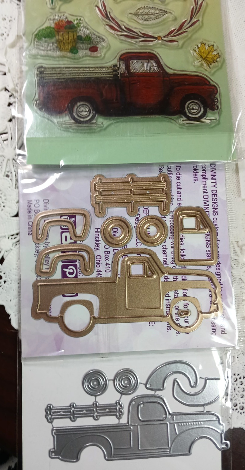 2 NEW TRUCK die sets: Impression Obsession Dies & Divinity Designs Dies