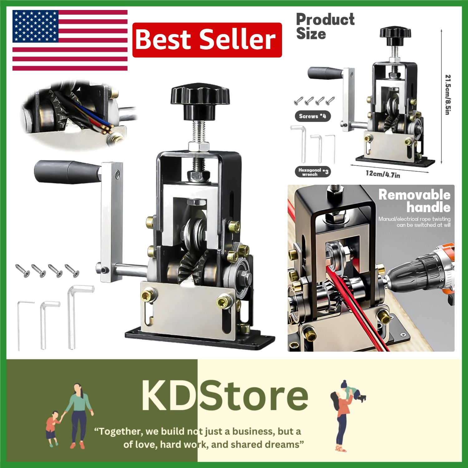 Efficient Automatic Wire Stripper Machine for Cables 1-25mm - Portably Designed