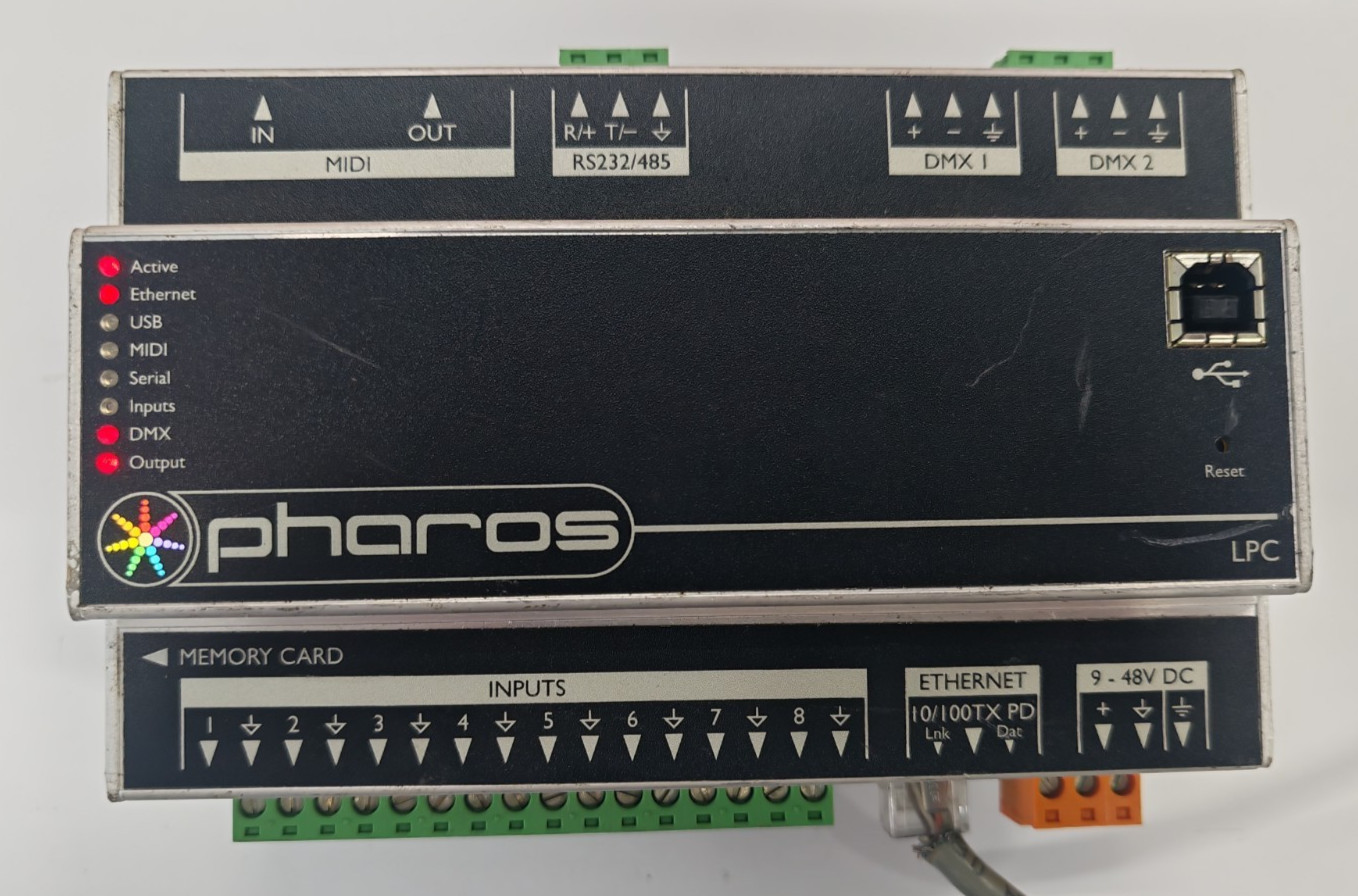 Pharos LPC 1 - Pharos Lighting Playback Controller 512 channel - Test OK