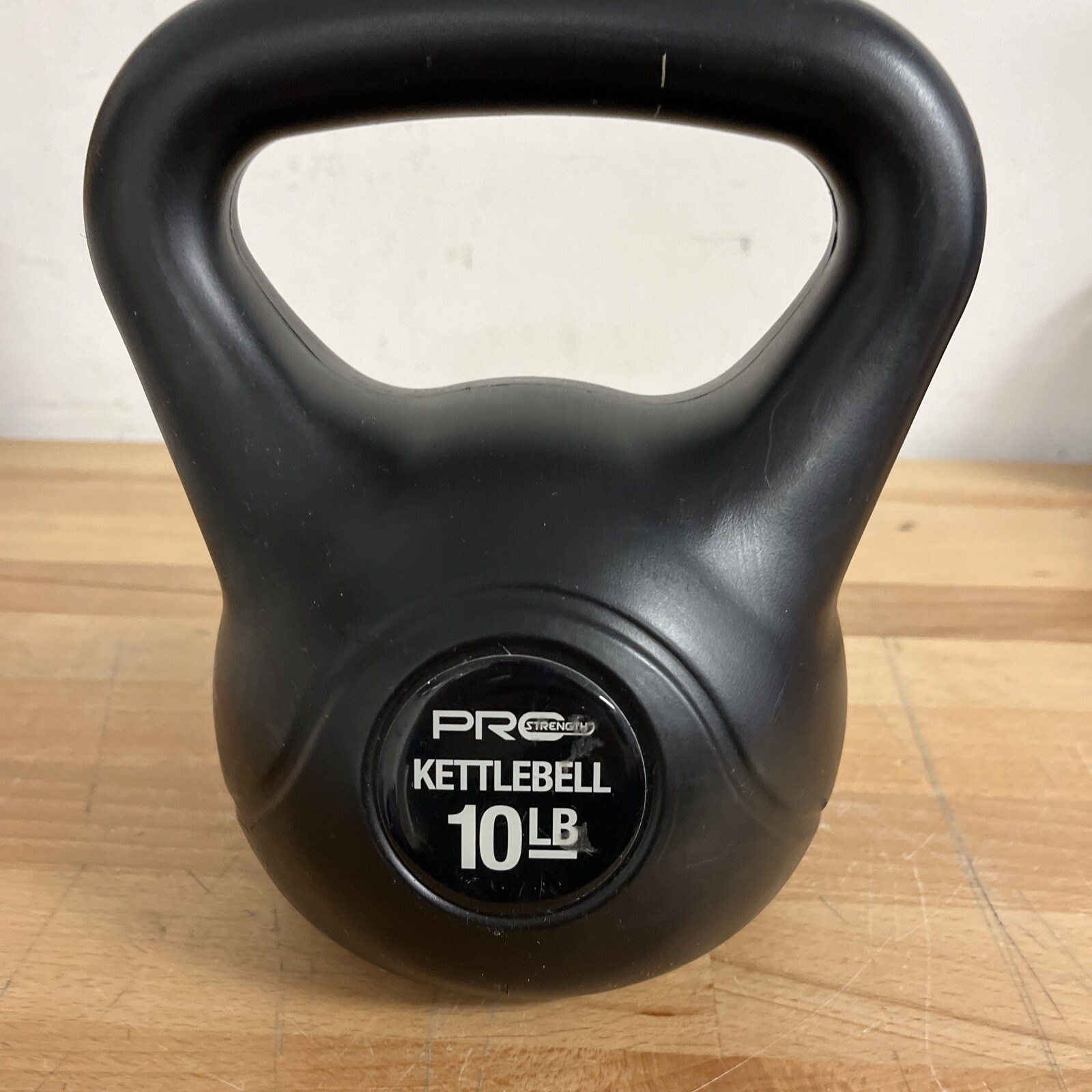 10 lb Kettlebell Pro Strength Fit (Kettle Bell Black Vinyl/Plastic)