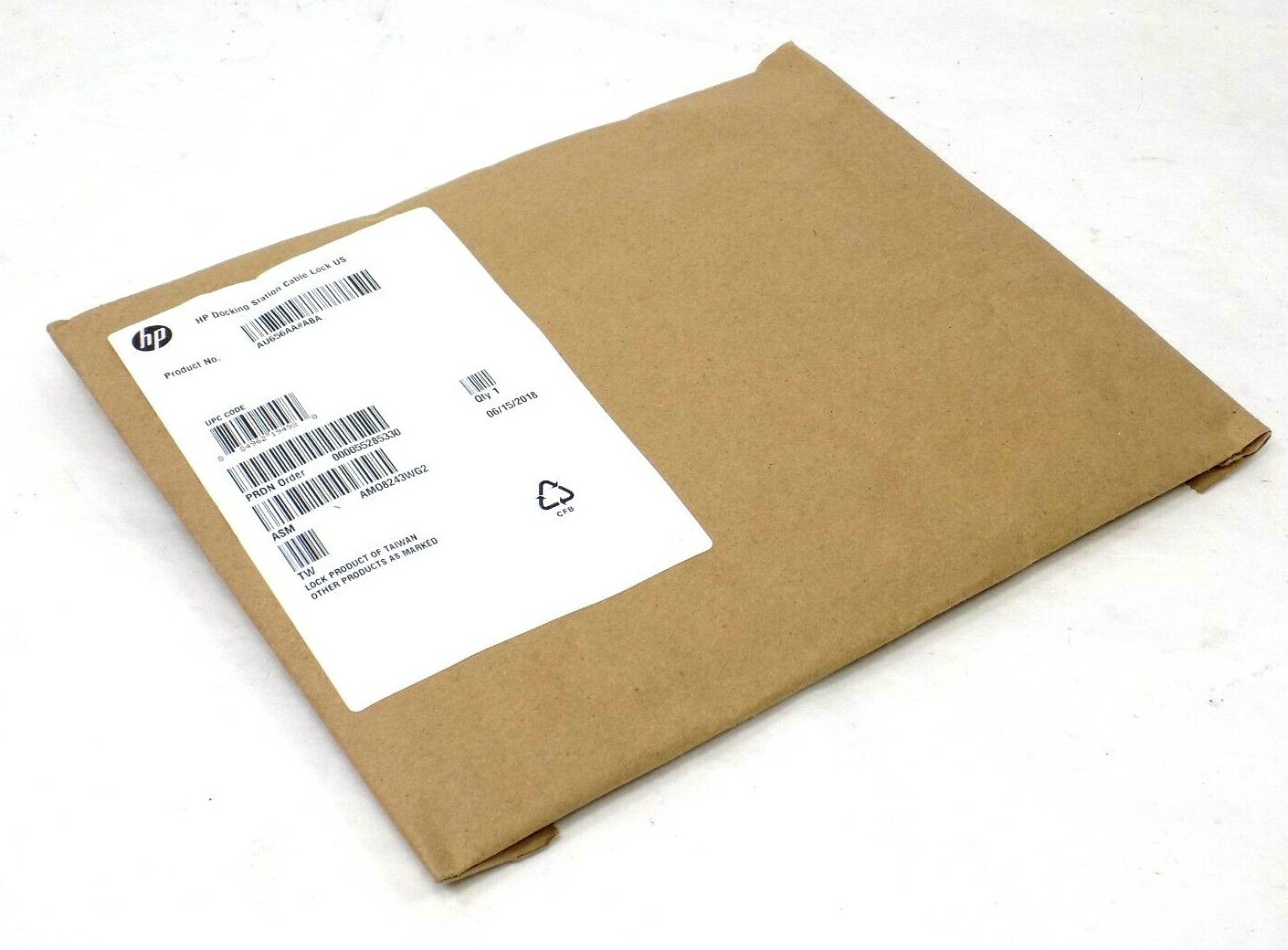 HP AU656AA Docking Station Security Cable Lock