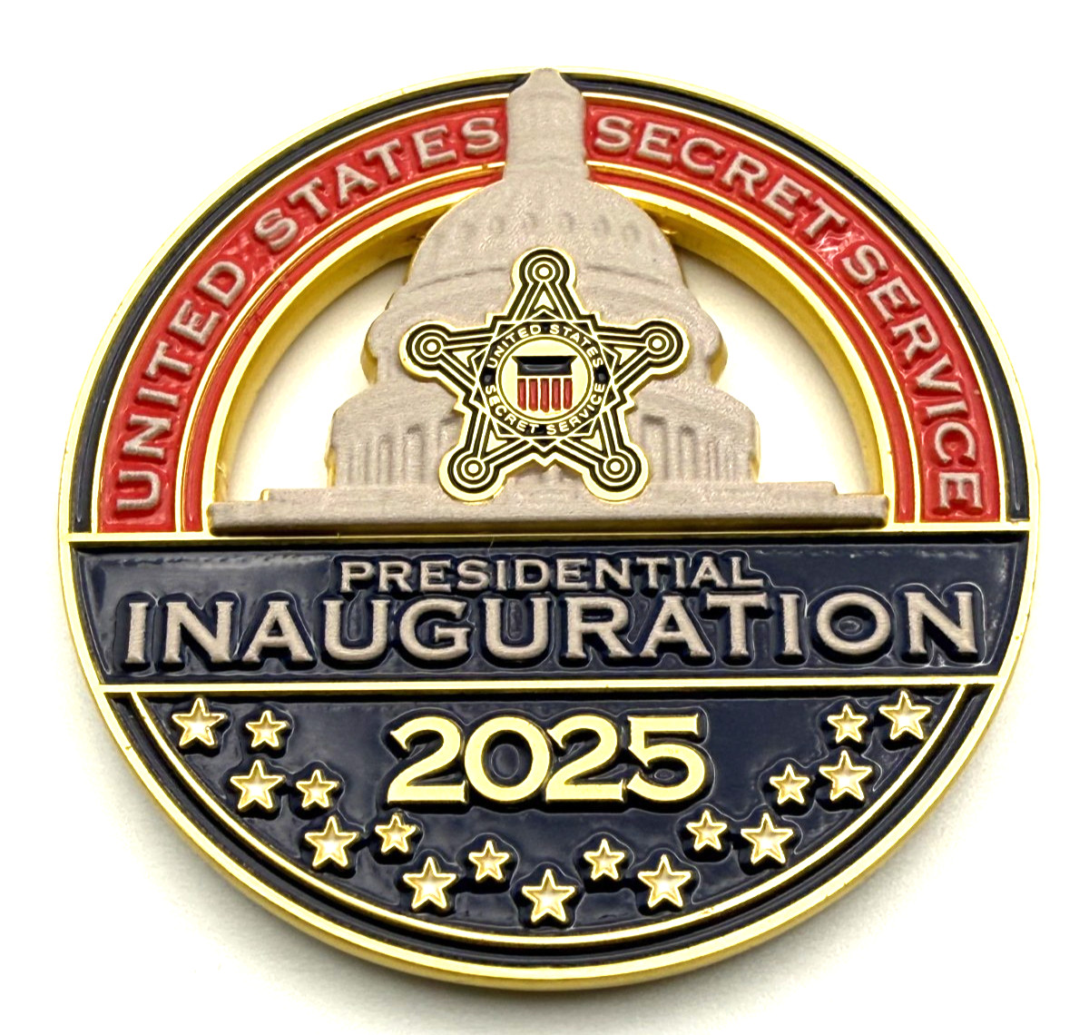 United States Secret Service 2025 Presidential Inauguration Trump Challenge Coin
