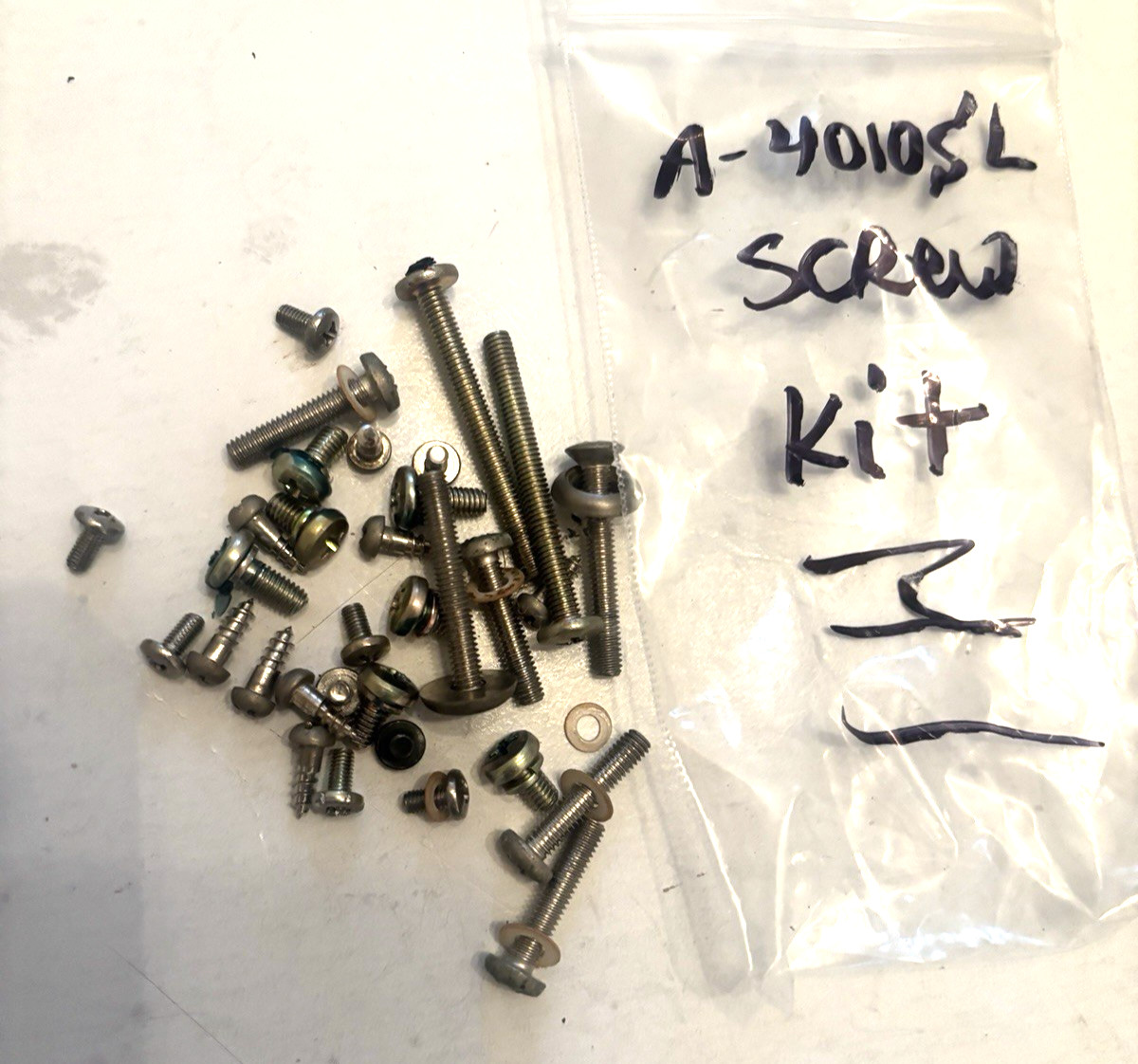 Vintage TEAC Part  A- 4010 SL Reel to Reel -  SCREW LOT SCREWS - MIXED LOT