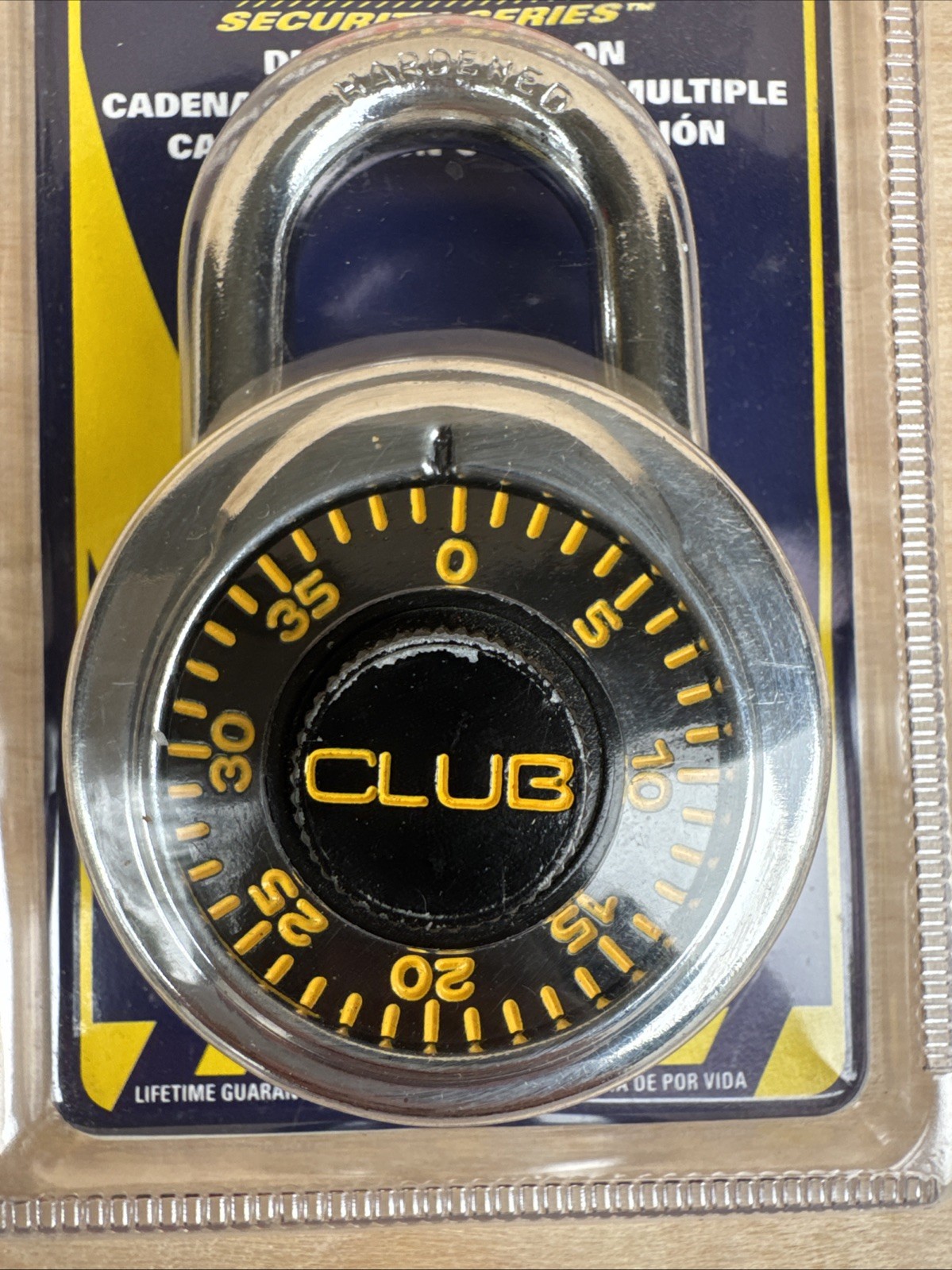 NEW - The Club Combination Lock - Unopened