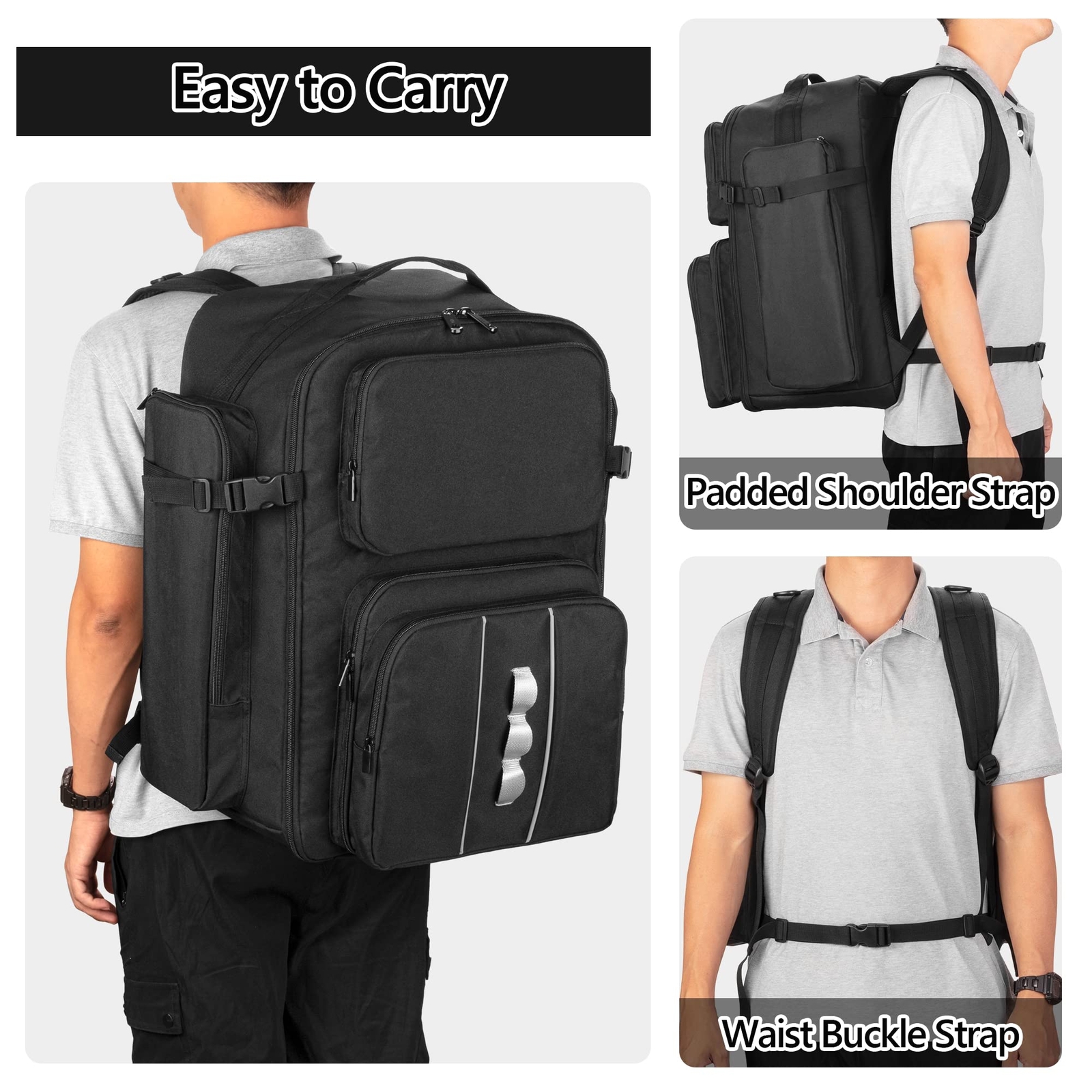 GOBUROS RC Backpack for 1/10 Car RC Storage Bag with Multi Pockets for Tools ...