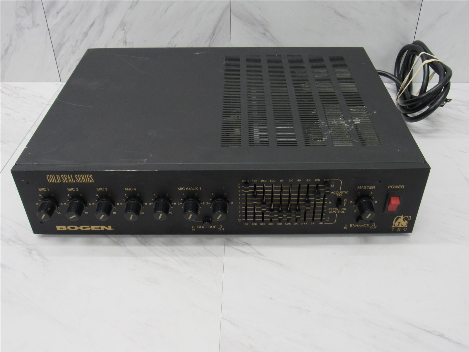 Bogen GS-150 Gold Seal Series Amplifier GS150 150W 10-band Equalizer