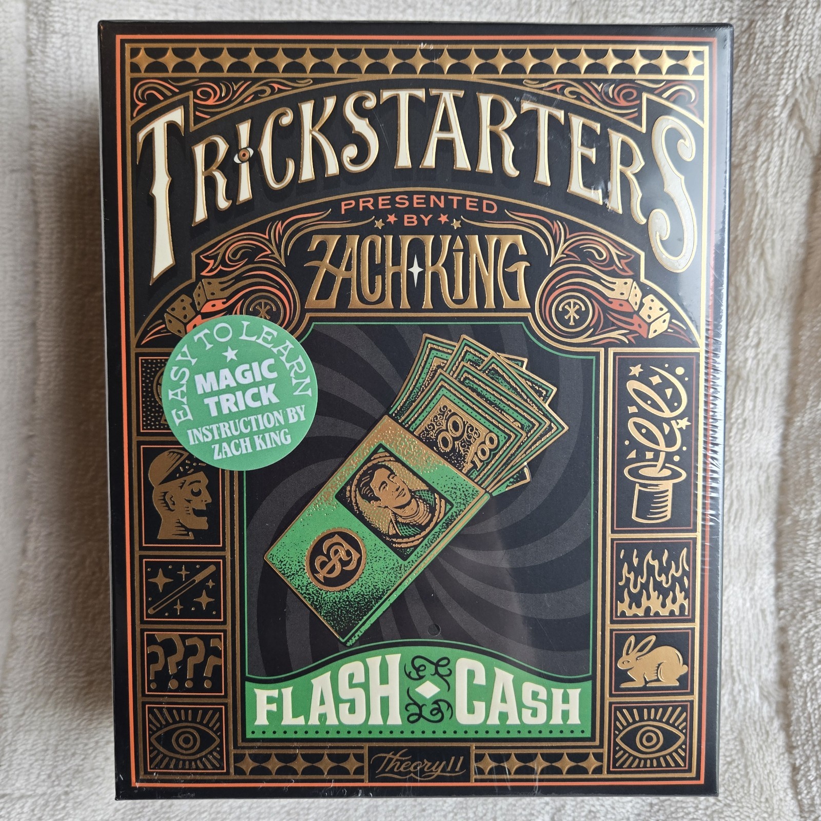 Magic Trick Starters Flash Cash, Zach King & theory11, Instant Magic NEW IN BOX