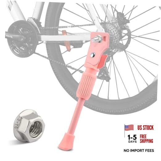 Bike Kickstand, Aluminum Alloy Bicycl-e Kickstand for 16 Inch Wheel Wheel