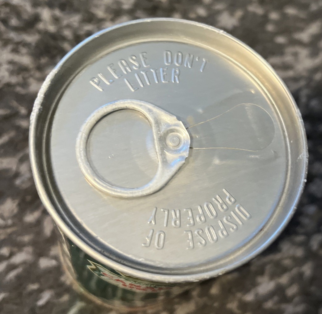 CANADA DRY GINGER ALE CHICAGO BEARS STRAIGHT STEEL HELMET CAN