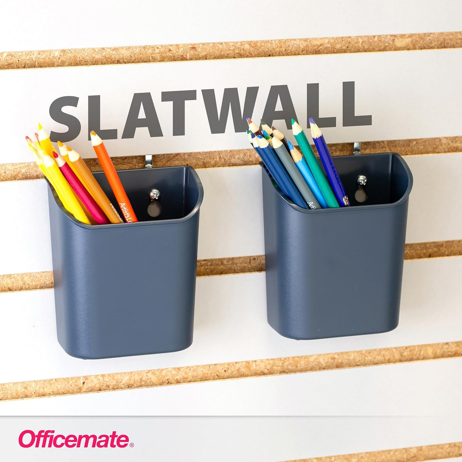 Cup Organizer, 3 Pack, Pegboard/Slatwall Organizer for Office, Classroom, Workbe