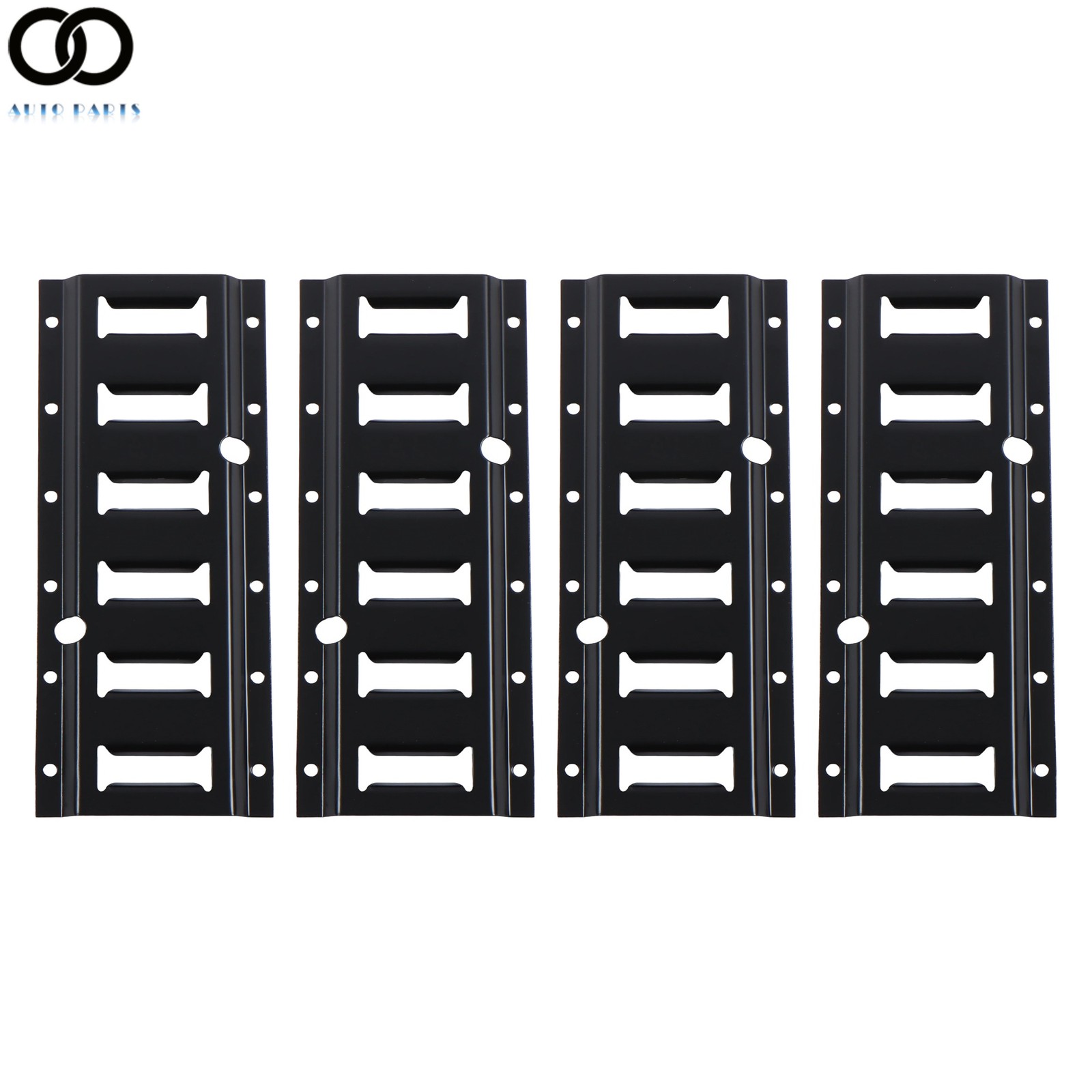 1' E Track Tie Down Enclosed Trailer 4 Pack Secure Cargo Heavy Loads Black New