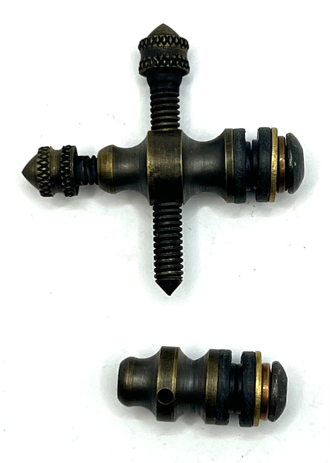 Tattoo Machine Parts Patina Solid BRASS Bottle Binder Post  - made in USA