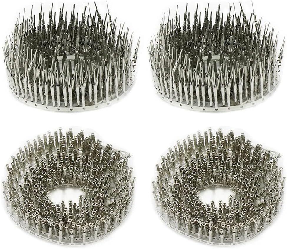 Cermant 200 Pairs 2.54mm 18-24awg Male and 200pcs male female