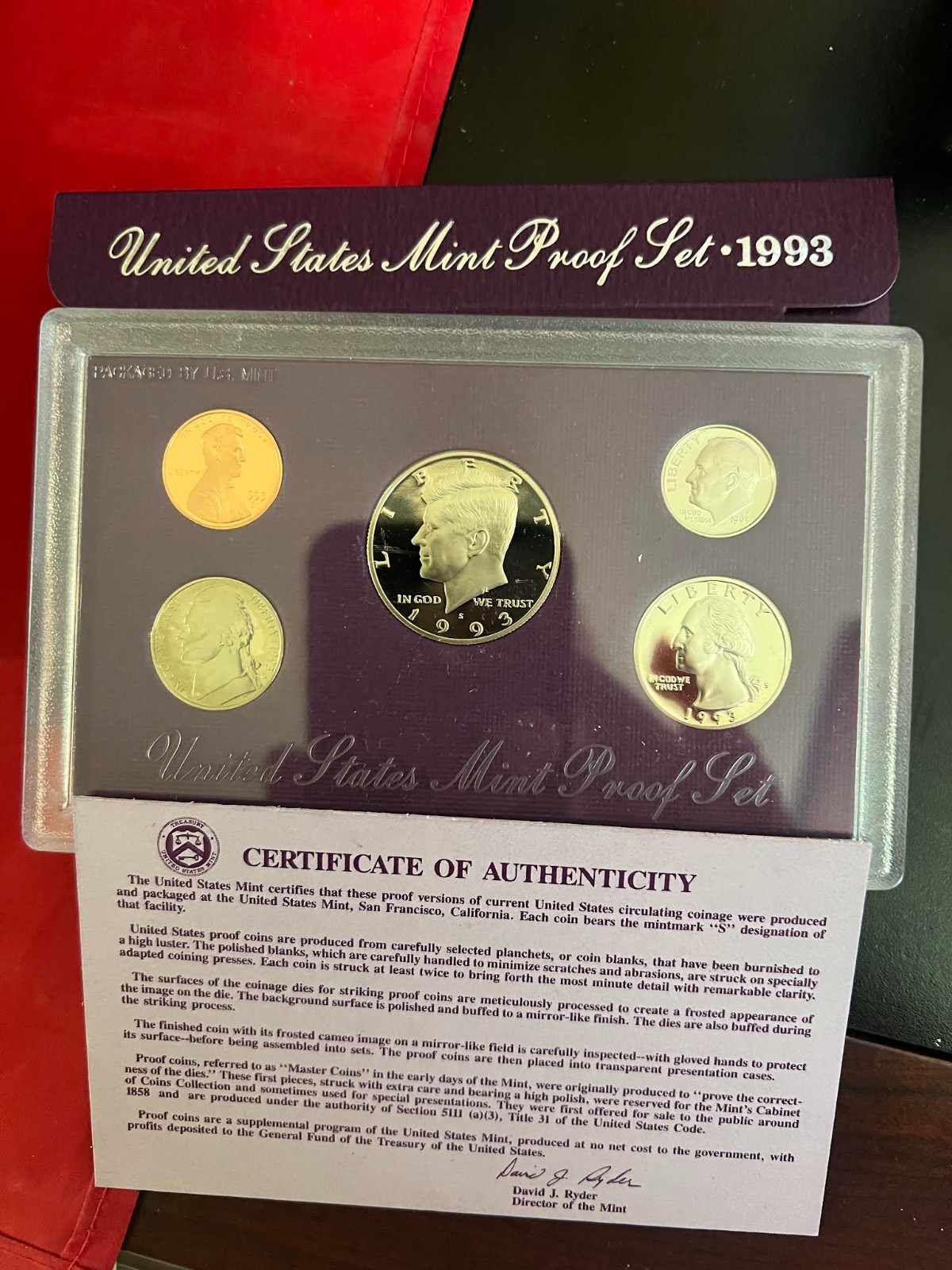 1984-1993 - 22 US Proof Sets Mint with C.O.A,