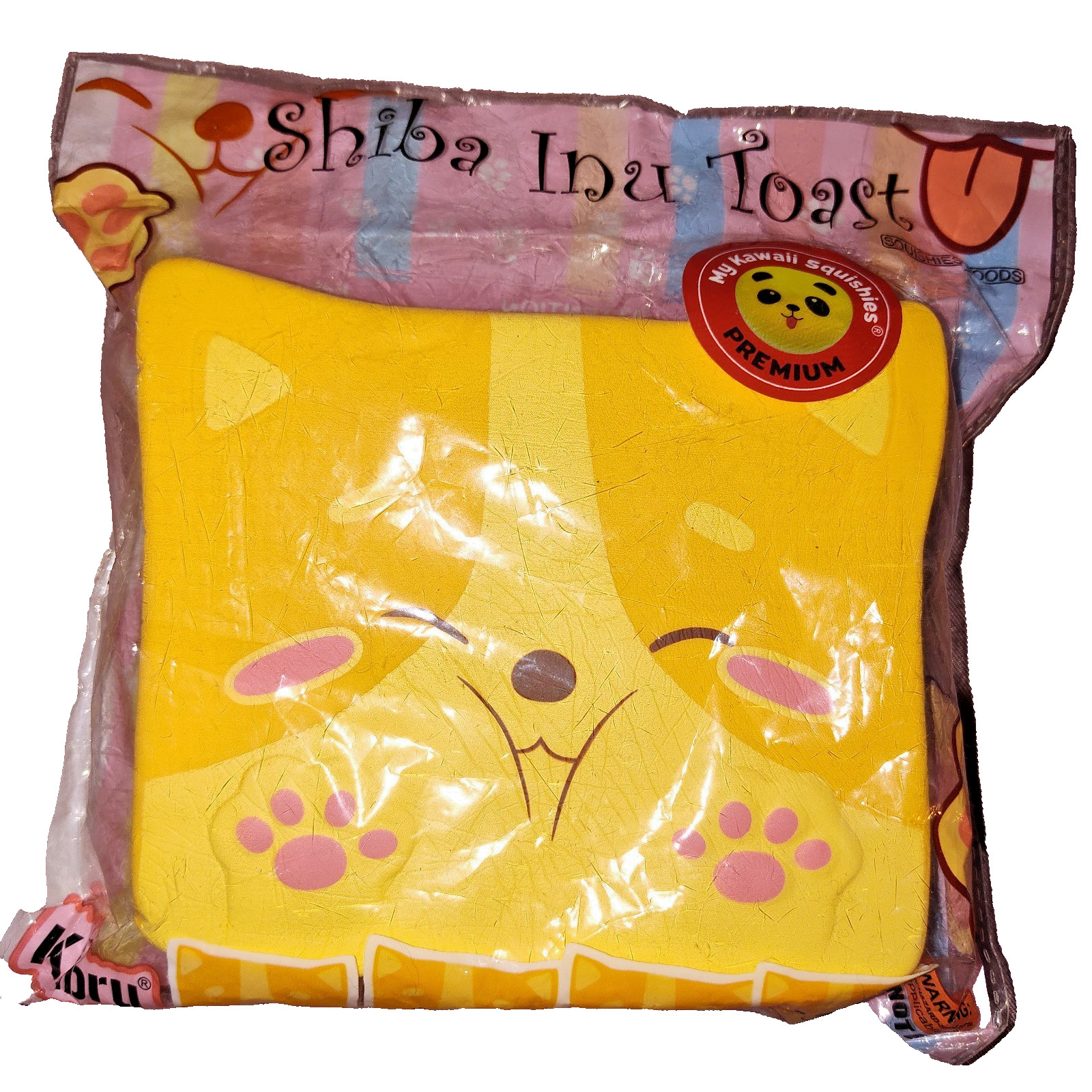 My Kawaii Squishies Shiba Inu Toast Yellow Dog Squishy Toy – Premium Slow Rising