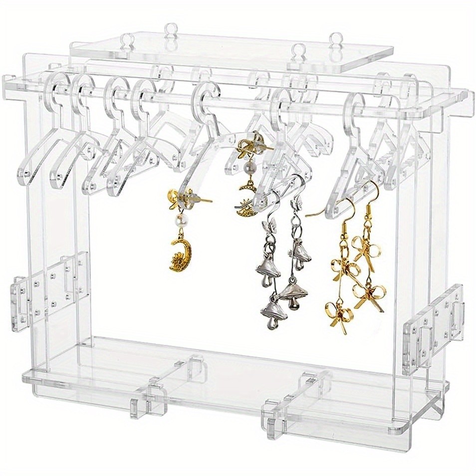 1set Earring Display Stand Holder Acrylic Earring Organizer Holder Rack
