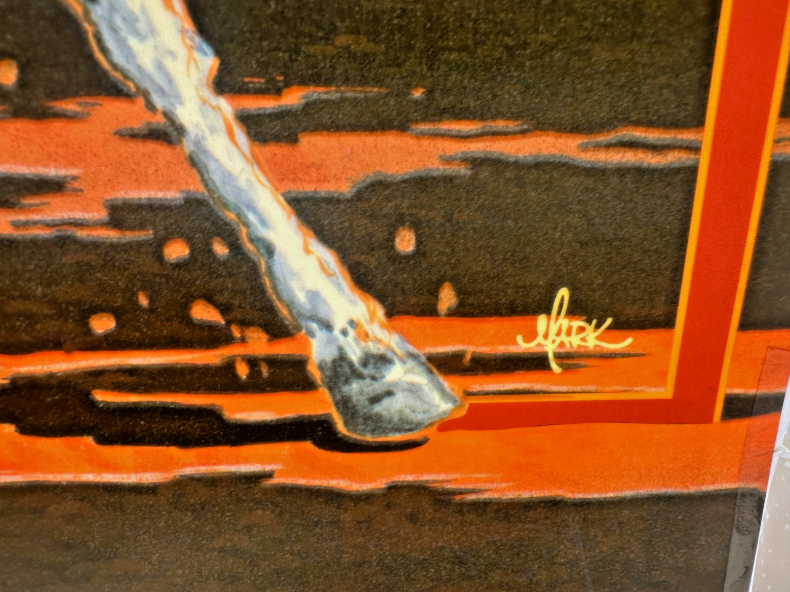 1987 Williams Fire! Pinball Translite - NOS