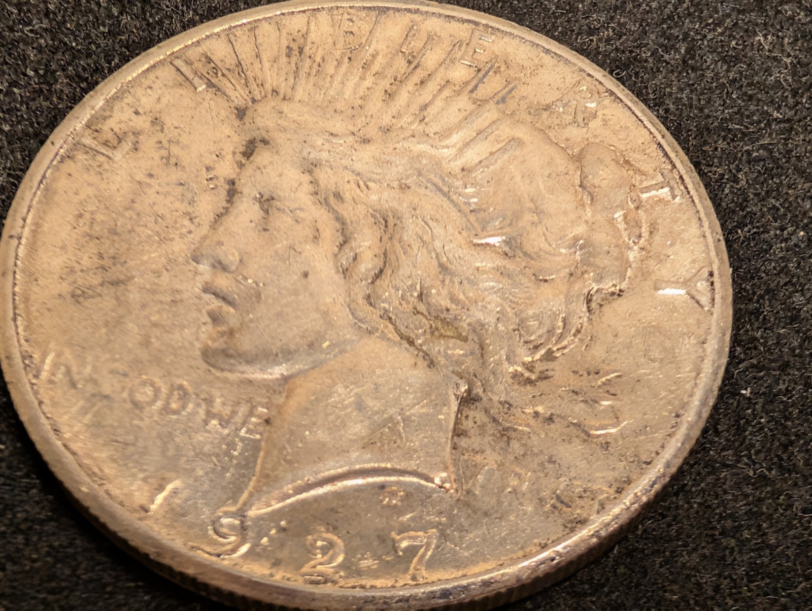 1927P Silver Peace Dollar XF 260212