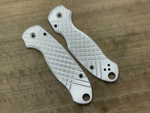 Spyderco Paramilitary 3 Scales – Titanium Brass Copper Zirconium Alu Replacement