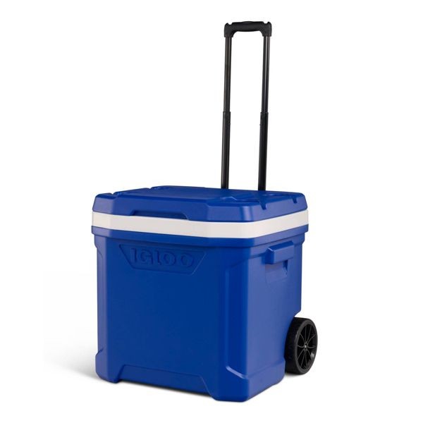 IGLOO LATITUDE 60QT ROLLING COOLER - BLUE