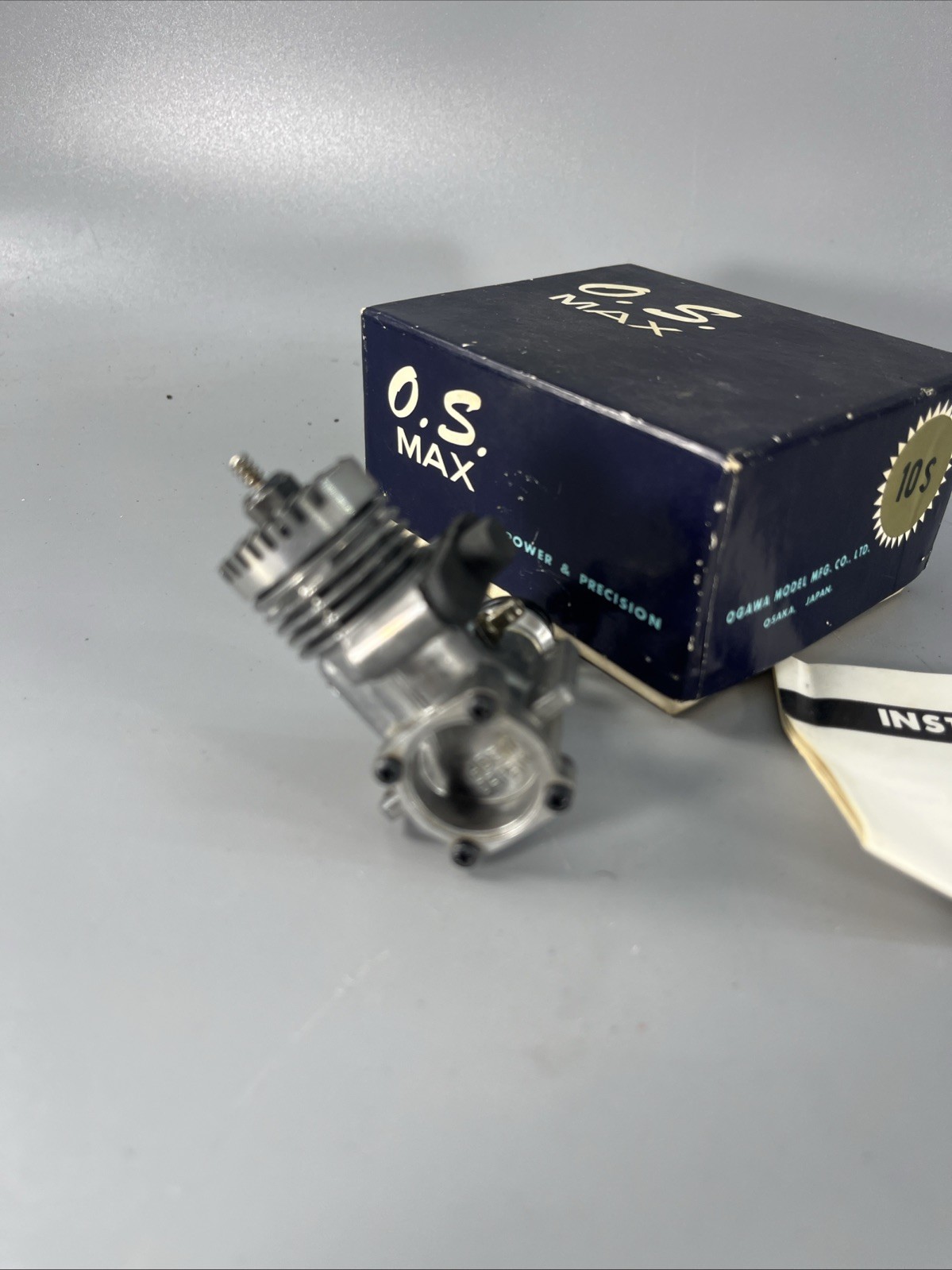 O.S MAX -10S Radio Controlled Nitro Engine Used Good Condition With Box