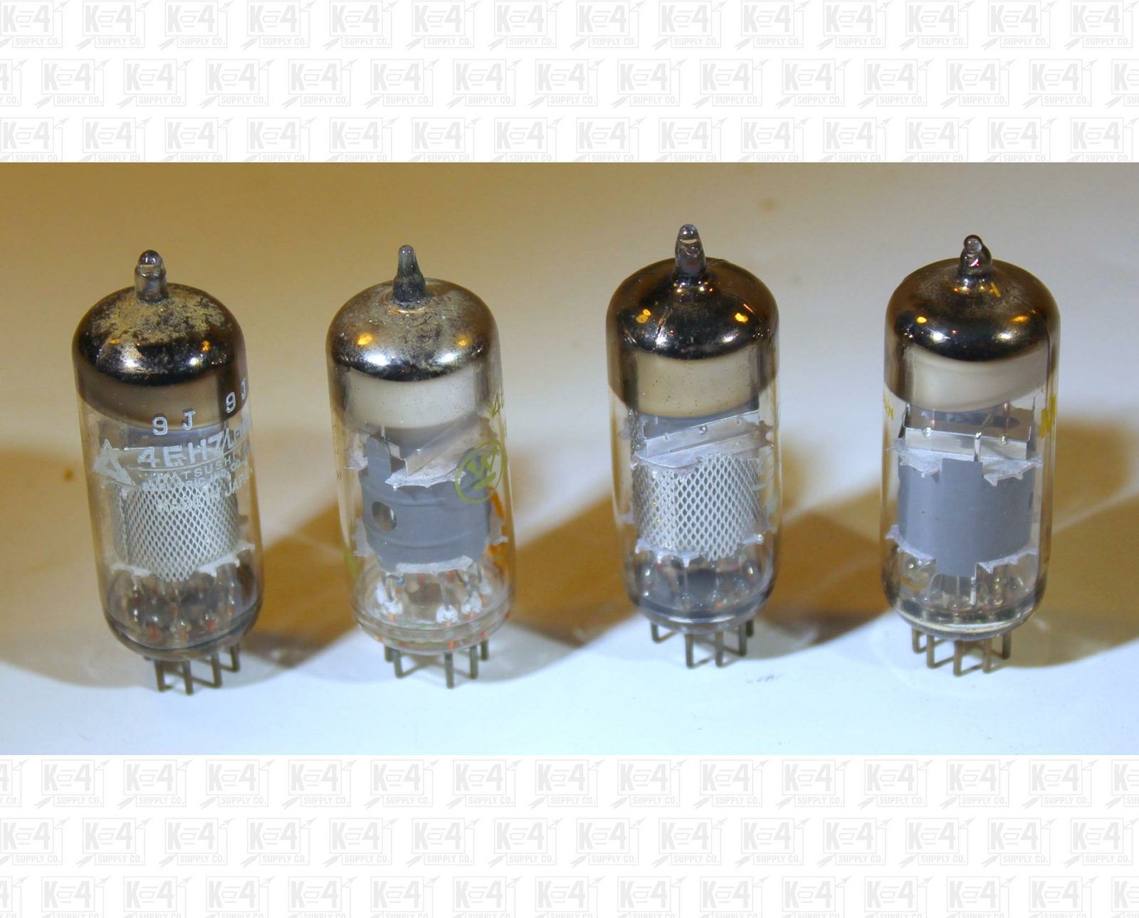 Assorted 4EH7 Vacuum Tubes Made In USA Tested Used Good Lot Of 4