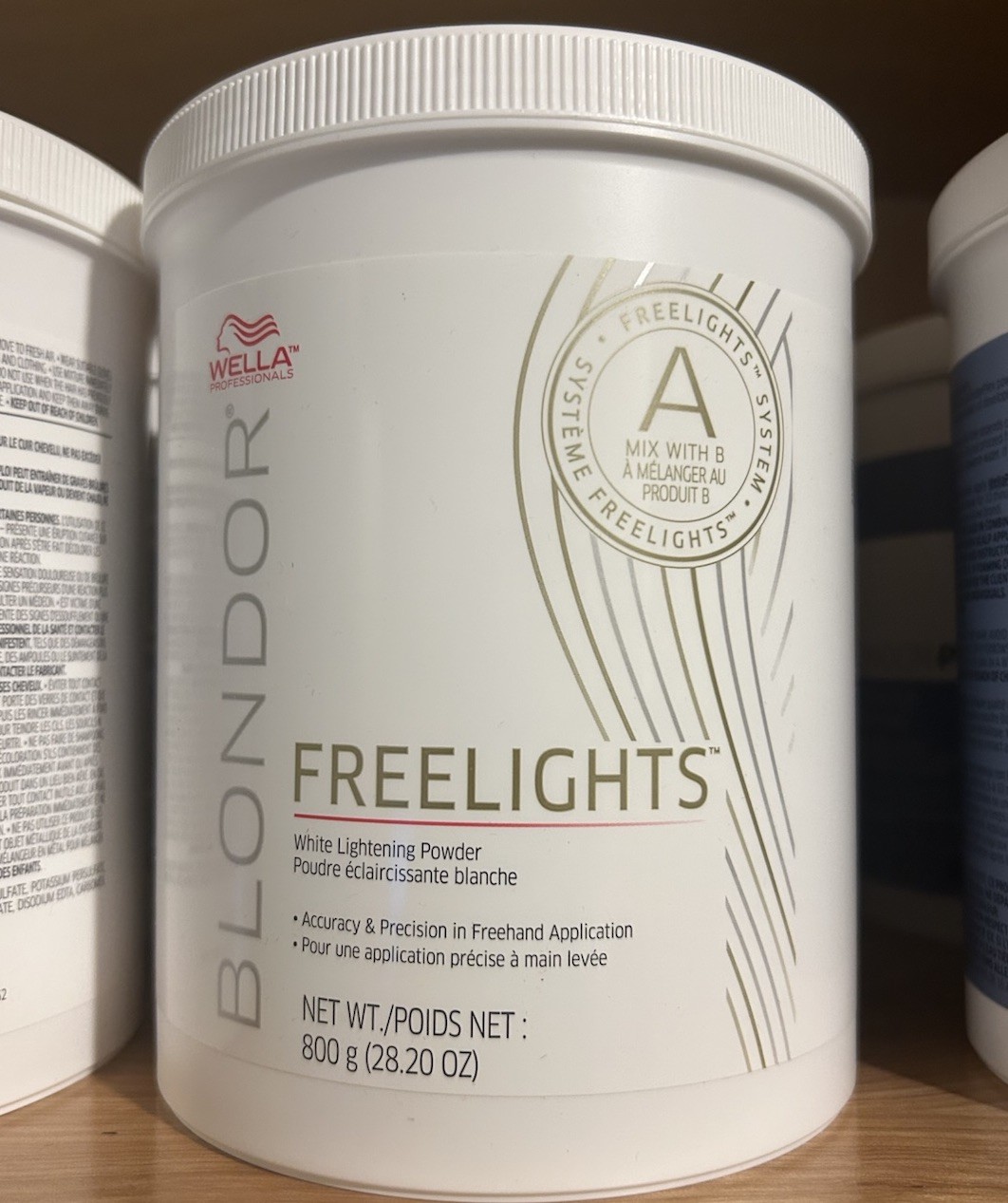 WELLA Blondor FREELIGHTS White Lightening Powder 28.2oz. USA Only FREE SHIPPING!